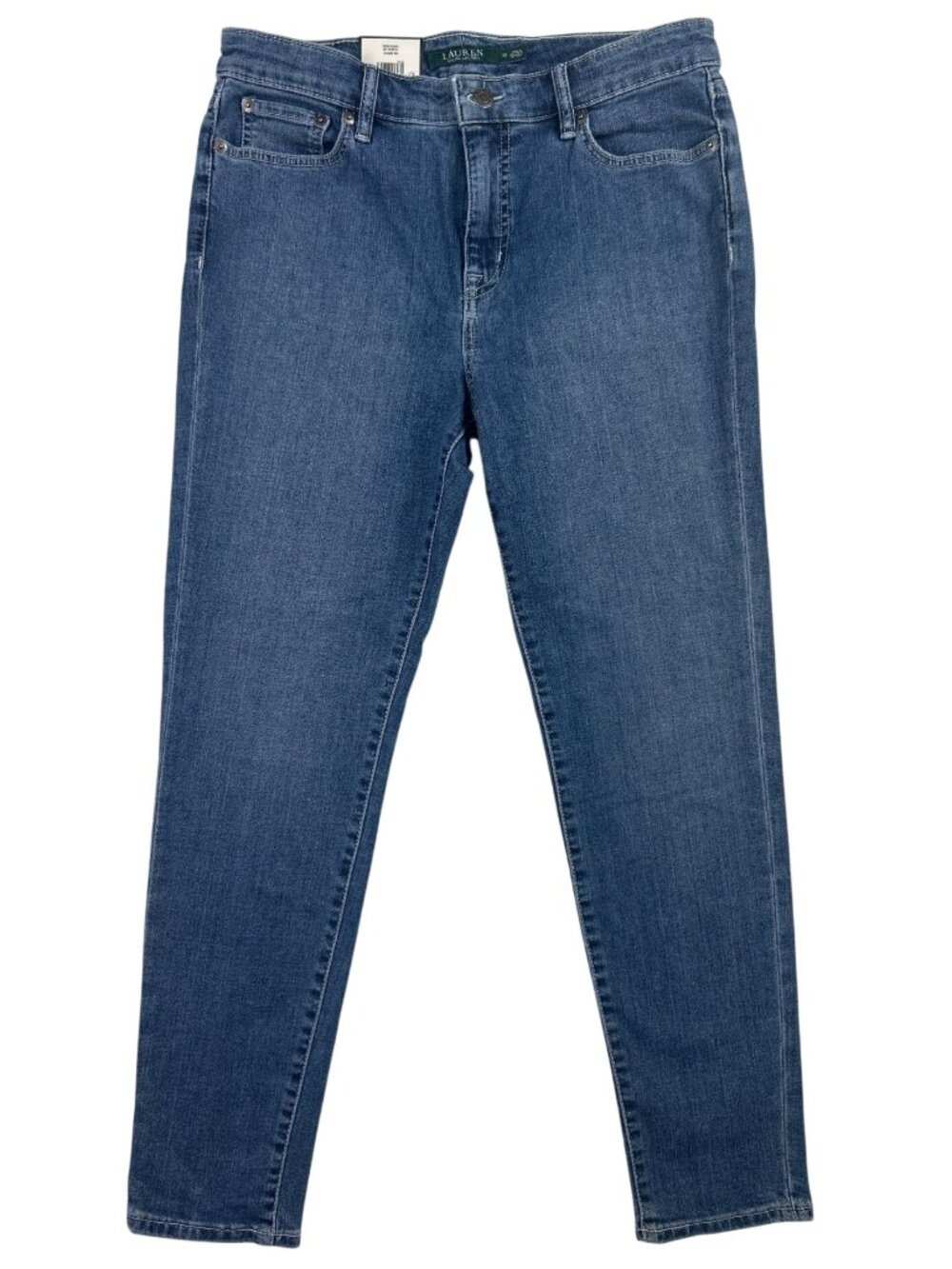 NWT Lauren Ralph Lauren Premier Skinny Cropped Jeans Women’s 10 Slimming Fit